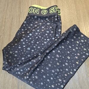 Zumba Sz. Small Black Cropped Athletic Pants